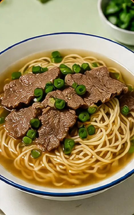 Ramen de vacuno en caldo claro